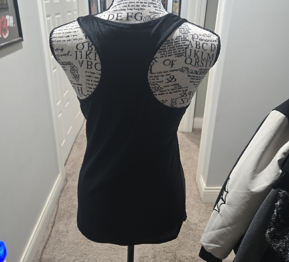 Black Nightmare In Oz Racerback Tank Top - Picture 2 of 3